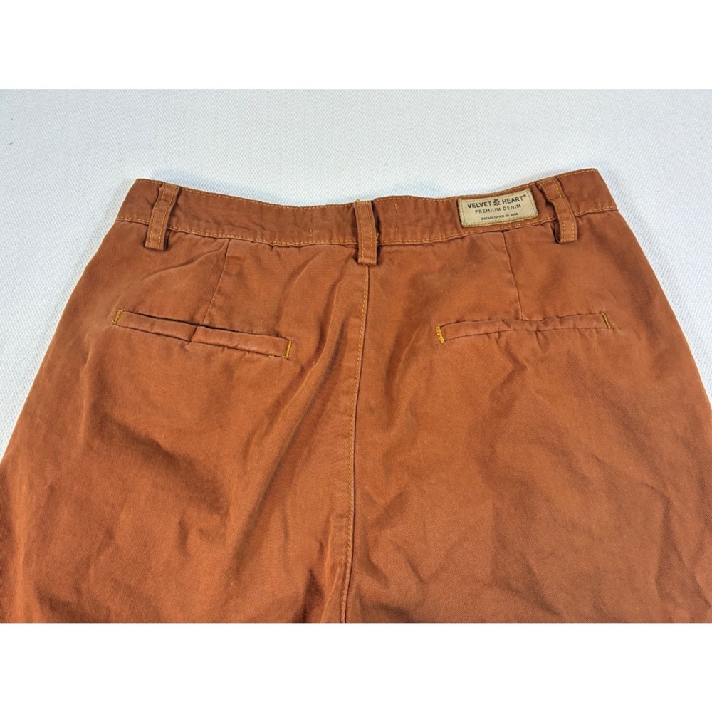 Velvet Heart Malik Women's High Rise Wide Leg Crop Button Fly Pants Size 28 - Picture 3 of 10